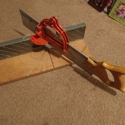 Old School Craftsman Miter Box.