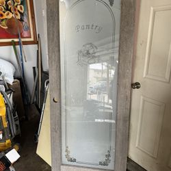 Vintage Wooden Pantry Door