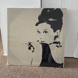 Audrey Hepburn Large Print Canvas