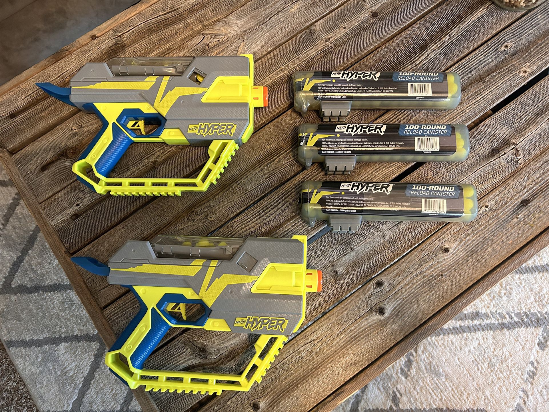 Nerf Hyper Guns Plus 3 Reload Bullet Canisters