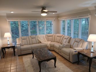 Stunning Leather Sectional