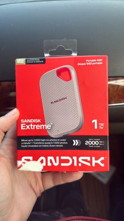 SanDisk Extreme Portable SSD 1TB
