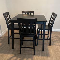 Counter height Dining table - 4 Chairs