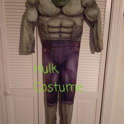 Hulk Costume And Mask Children's Large 