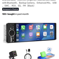 ELJBELG Single Din Car Stereo with 6.28" Touchscreen