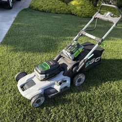 EGO Power+ 21-Inch 56-Volt Cordless electric PUSH Lawn Mower with no bag or battery.