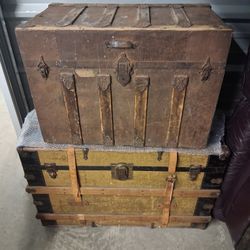 Antique Steamer Trunks 
