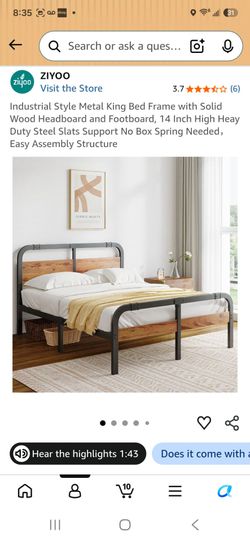 King Size Bed- 3 months old