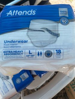 Adult diapers, size L
