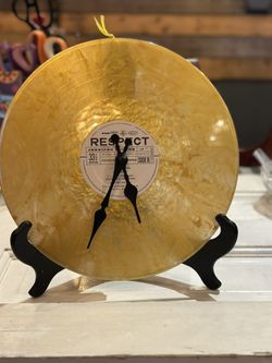 RESPECT Motion Picture Vinyl Record Clock 