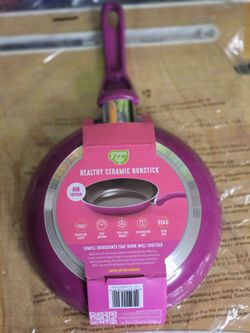 GreenLife Healthy Ceramic Nonstick 8" Fry Pan – Pink/Purple