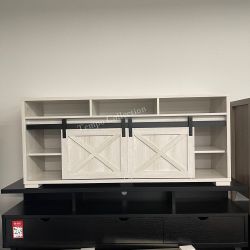 TV Stand, White Oak Color, SKU#10202848