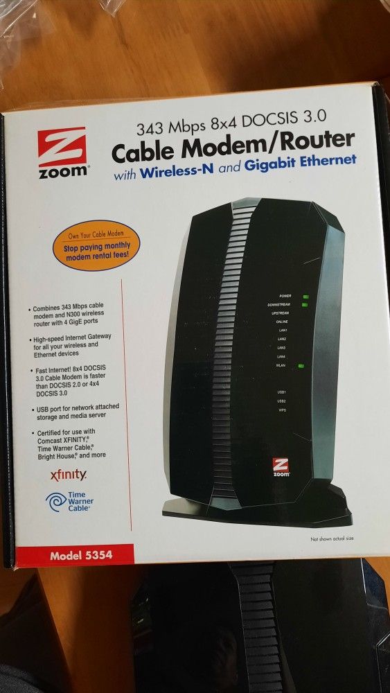 Zoom Cable Modem/Router