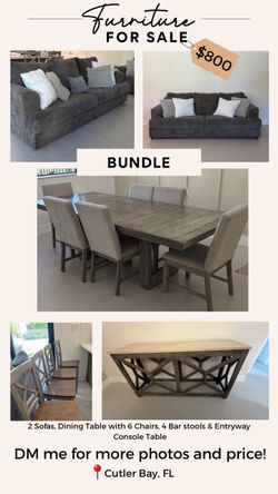 🛋️ Furniture Bundle for Sale — $800 for Everything!