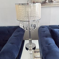 Lamp Table One silver color