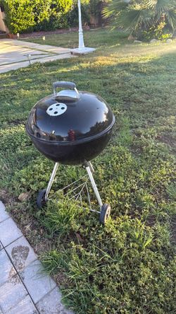 Webber charcoal barbecue