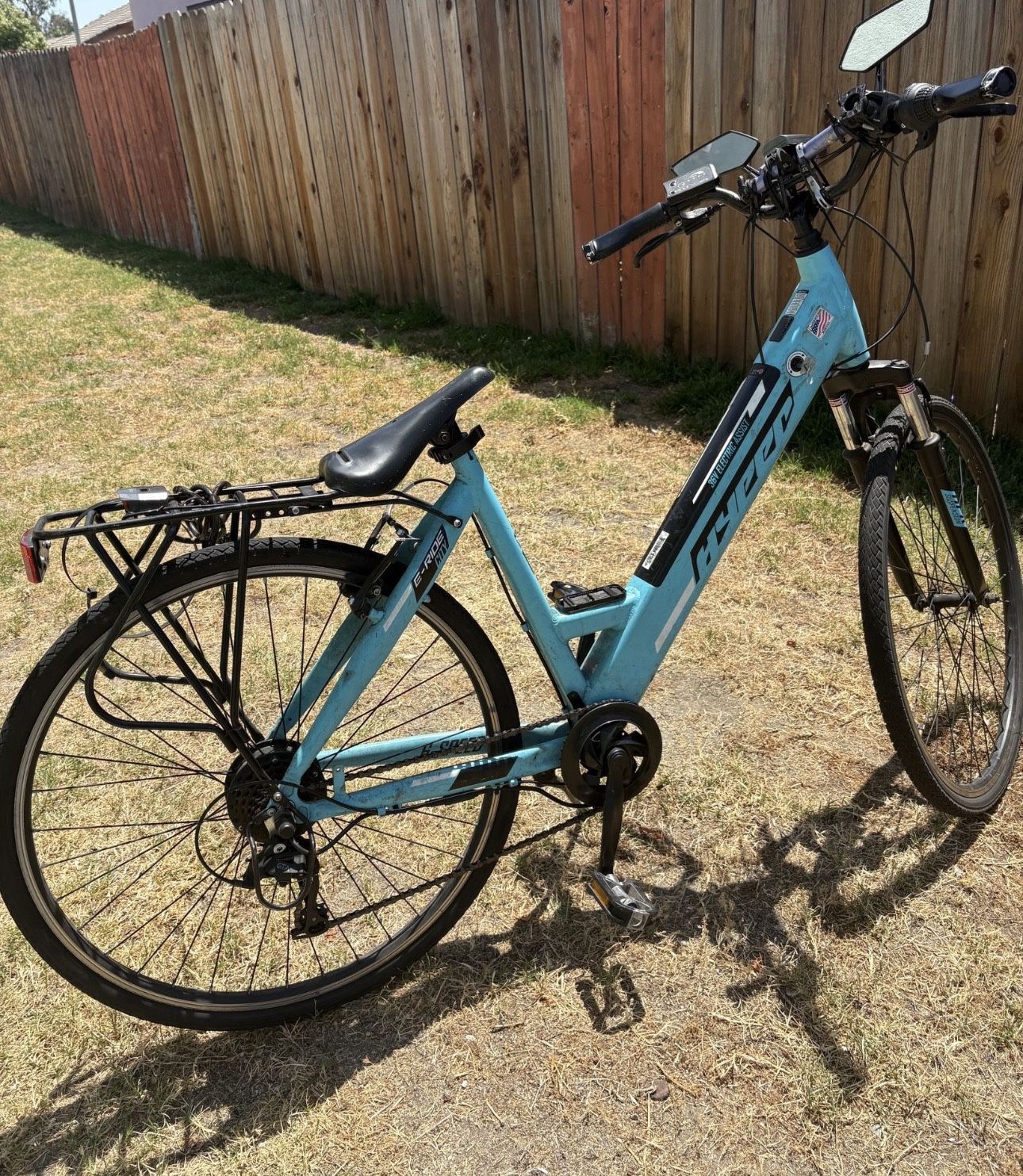 Two electric bicycles