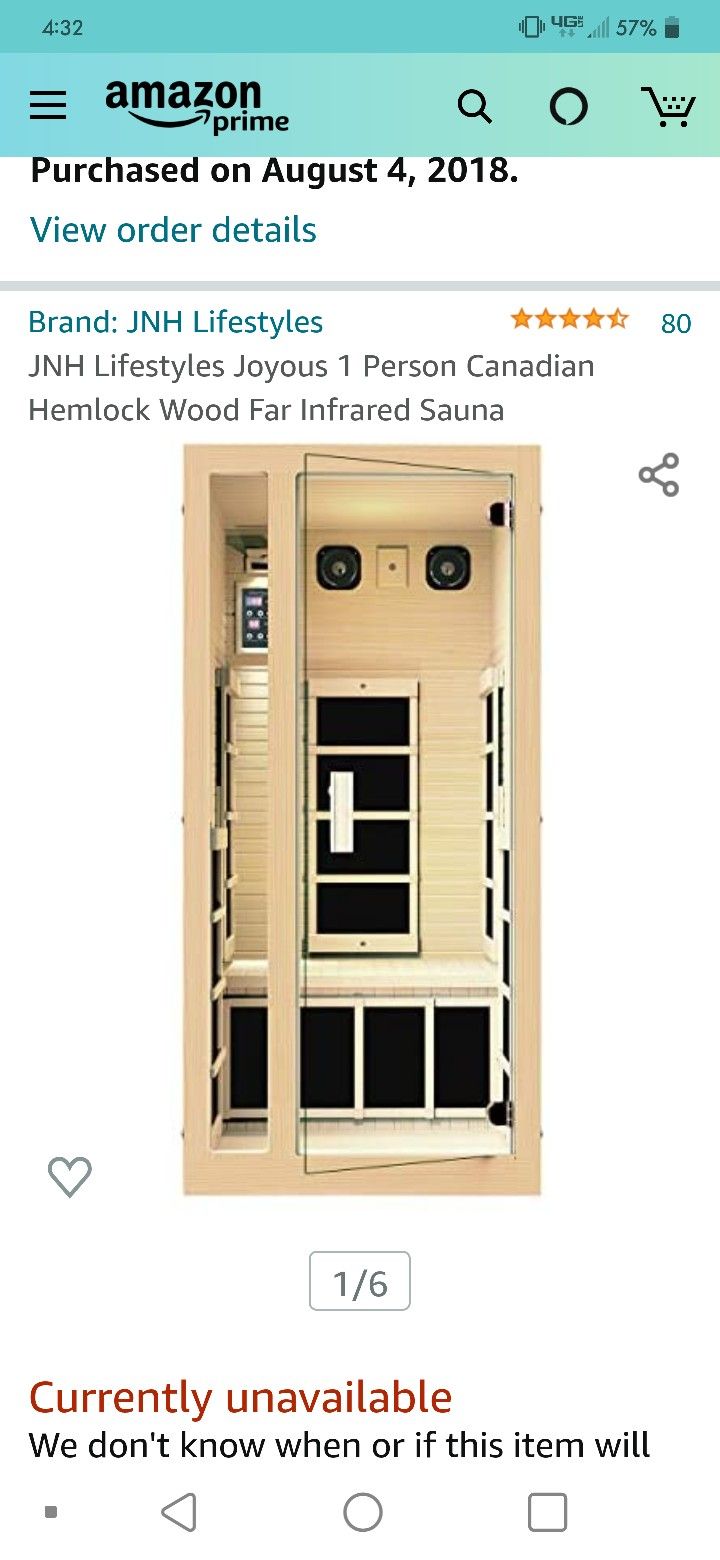 Infrared Sauna - 1 Person