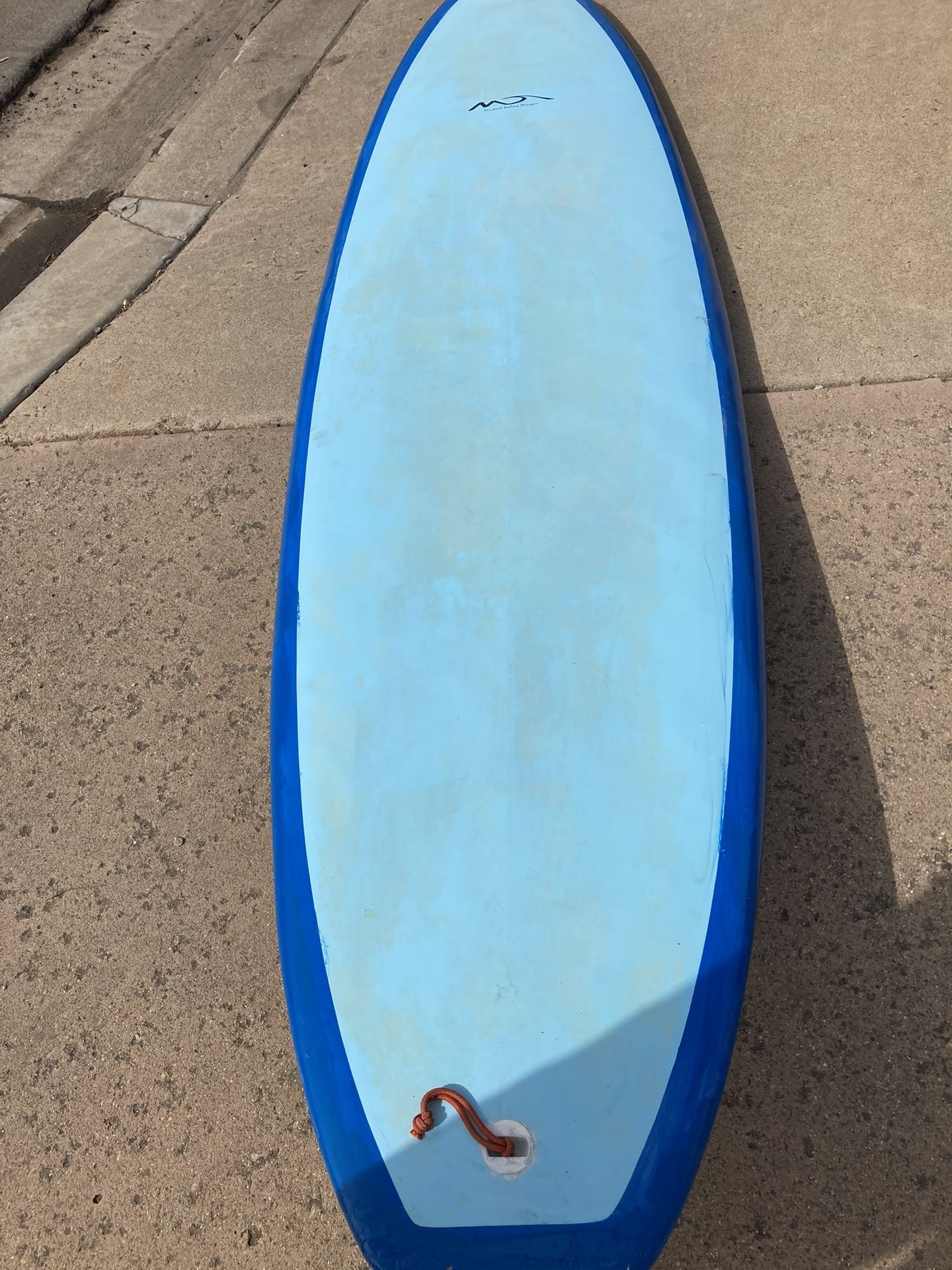Surfboard 7’2” epoxy fun board three things
