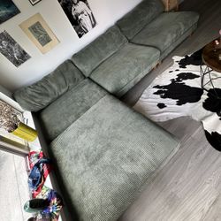 4 Piece Upholstered Sectional