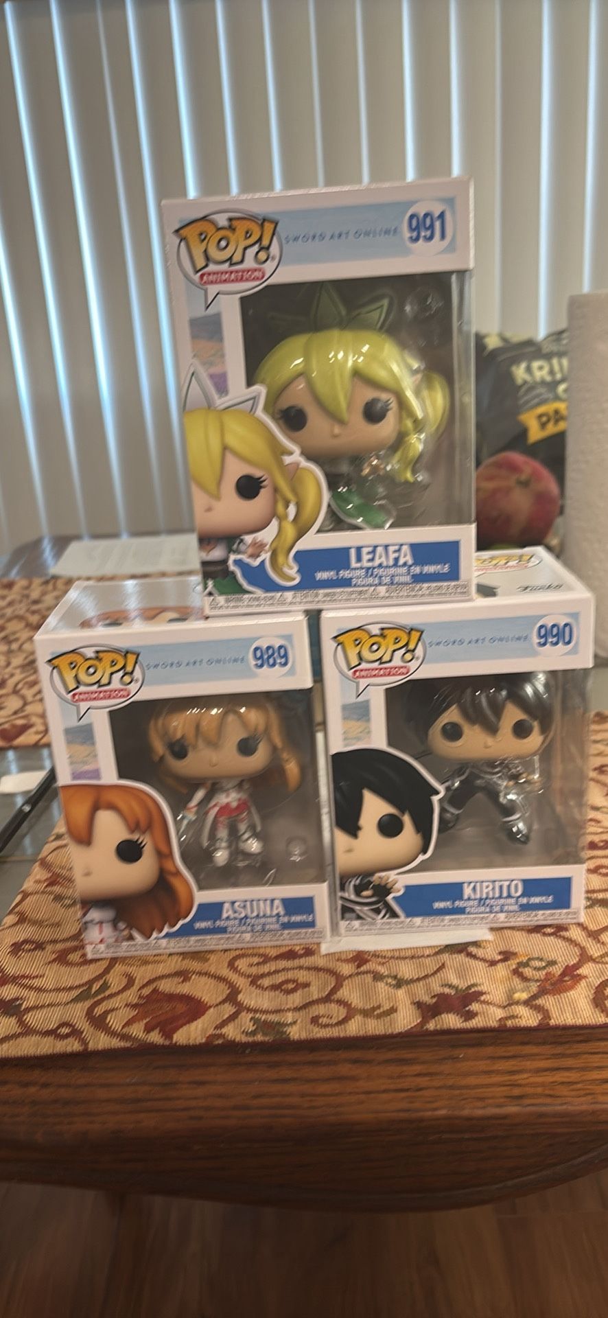 Sword Art Online Funko Pop Lot