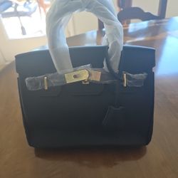 Hermes Togo Birkin 35 Handbag In Noir Black Gold Hardware