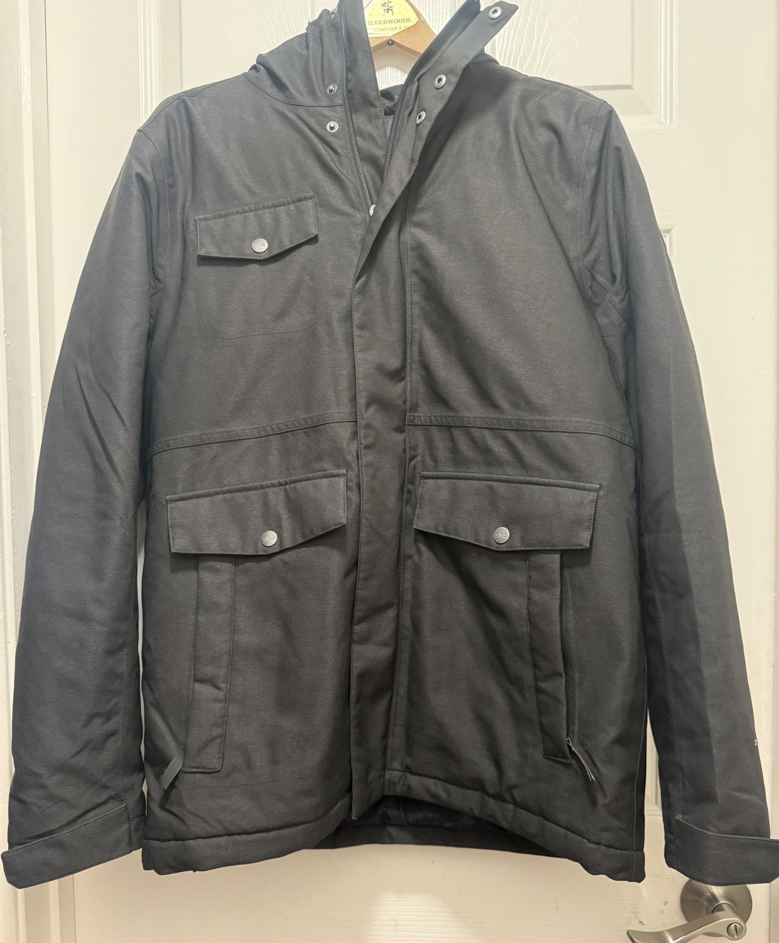 The North Face Men's Hooded Grey Jacket