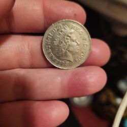 U.K. 10 PENCE SILVER COIN