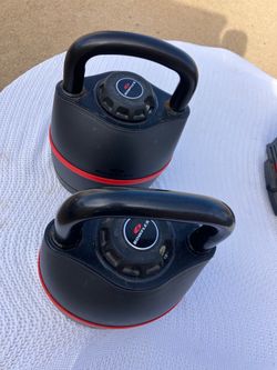 Bowflex adjustable kettle bells 840