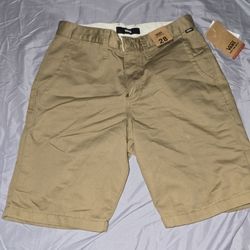 Men's Vans Off The Wall Authentic Stretch 28” Waist Shorts
