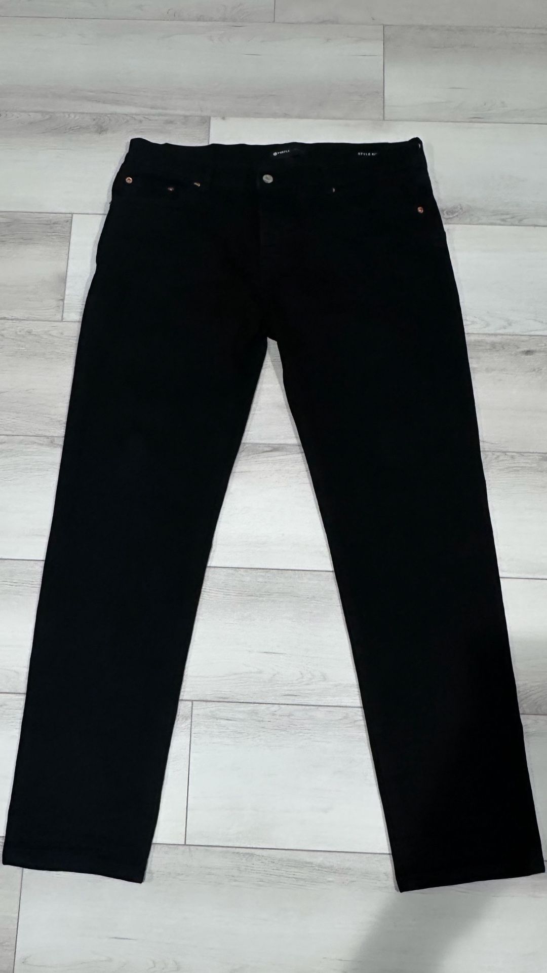 Black Purple Brand Jeans