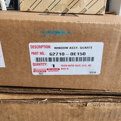 TOYOTA HIGHLANDER QUARTER GLASS!!