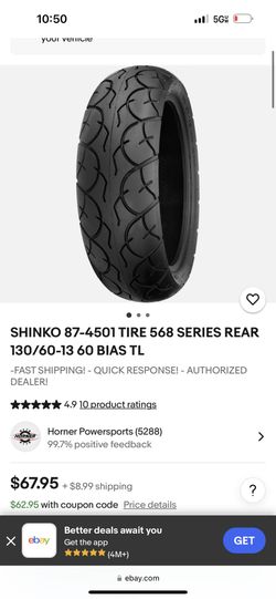 Both Tires Are New Front And Back