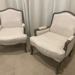 Restoration Hardware , 2 Marseilles Chairs . Excellent Condition . 