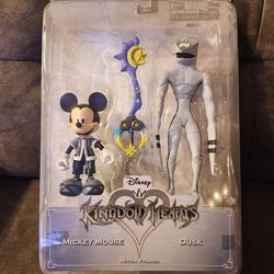 Kingdom Hearts Action Figures Mickey & Dusk Series 1.5 Diamond Select 2017 NEW