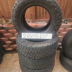 265. 70 R17 Tires