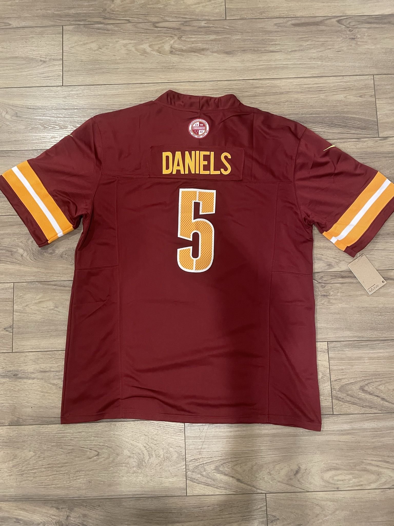 Men's Washington Commanders Jayden Daniels Burgundy Jersey, M To 3xl