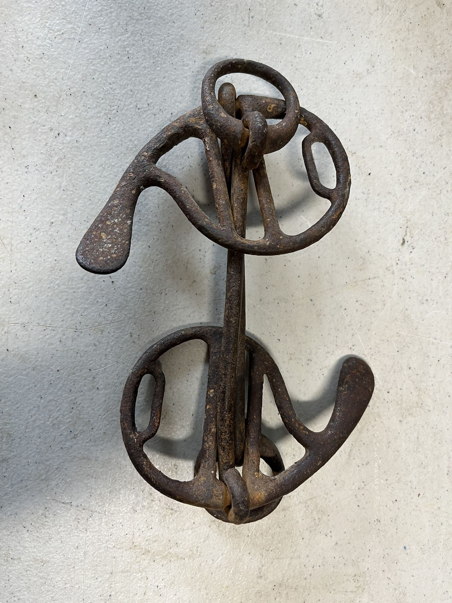 Rare - Antique Squeeze Double Mouth Bit in GOOD Condition