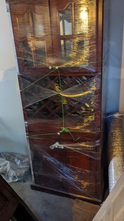 Brand New China Cabinet With Wine Rack