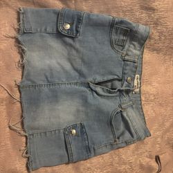 Jean Skirt 
