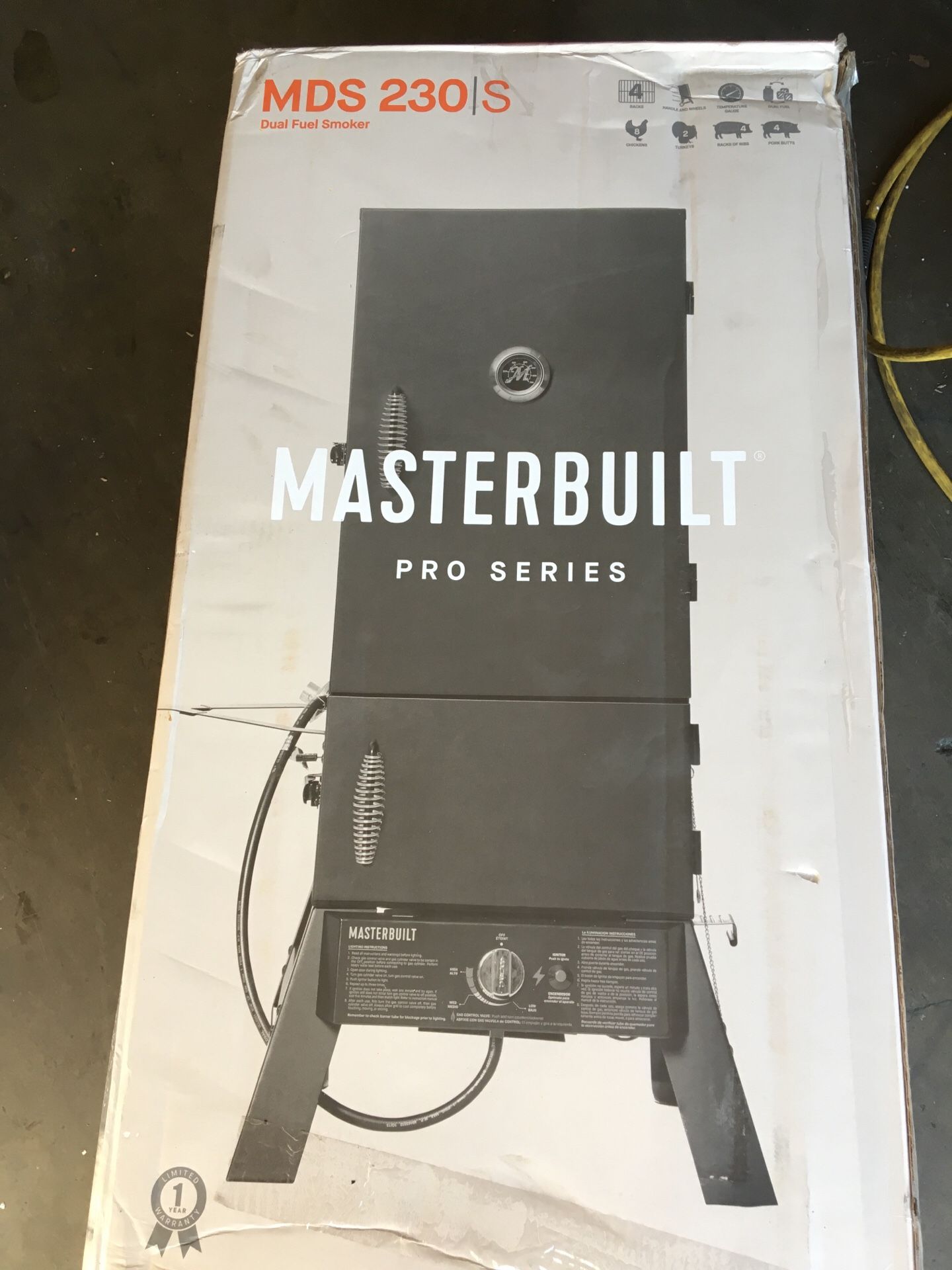 Masterbuilt Pro MDS 230S Dual Fuel Smoker