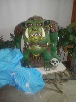 Large Orc Troll Monster Statue Figurine