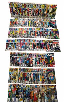 Marvel G.I. Joe #1 - #155 ALL Issues Complete Comic Collection Set Uncertified.