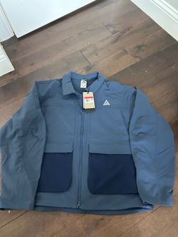 Men's Nike ACG "Smith Summit" UV Repel Jacket  Navy Blue HV0598-437 Size L New