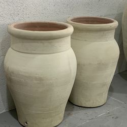 Italian Clay Urn Each 
