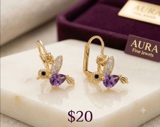 Gold plated earrings