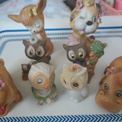 Porcelain Animal Figurines 