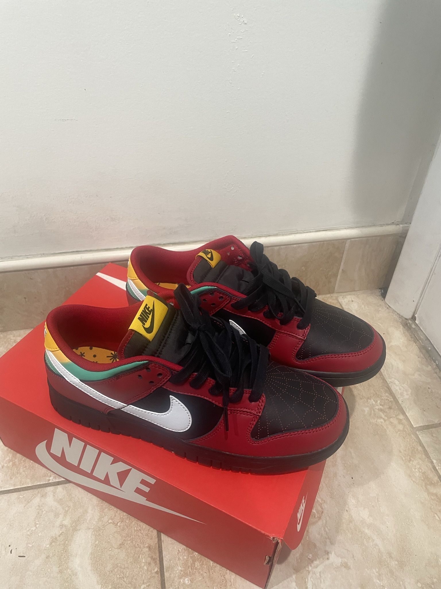 Nike Dunks Biker Tattoos Size 9.5 Og All