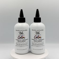BUMBLE AND BUMBLE COLOR 1‑MIN VIBRANCY TREATMENT 8.5OZ X2 SHINE + FADE PROTECT