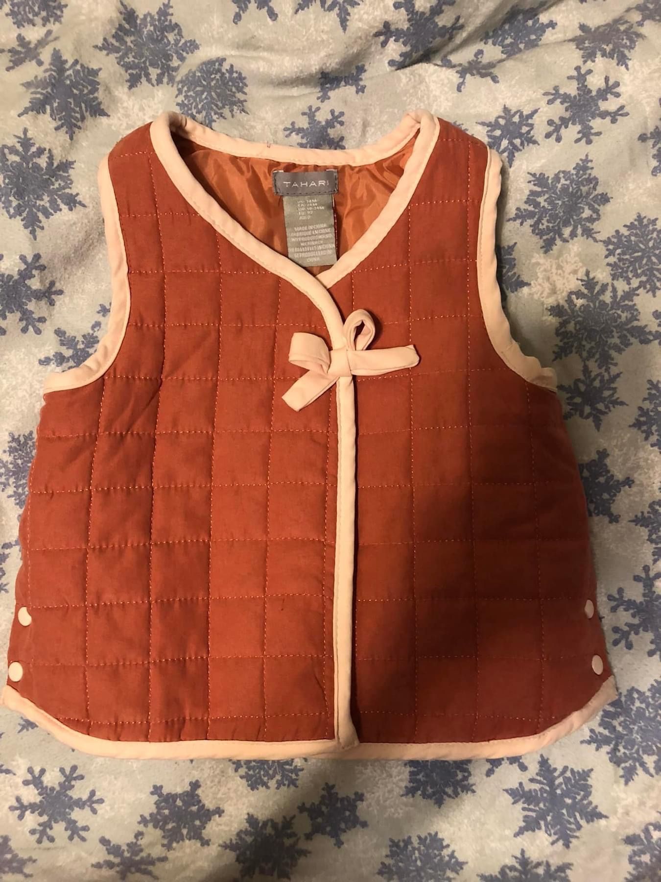 Baby Girl Quilted Vest